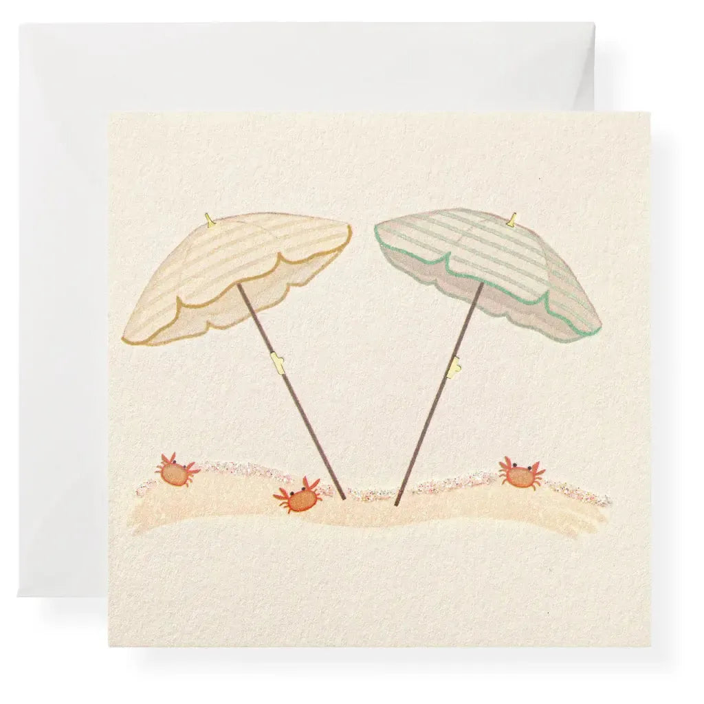 Beach Umbrellas Enclosure Card
