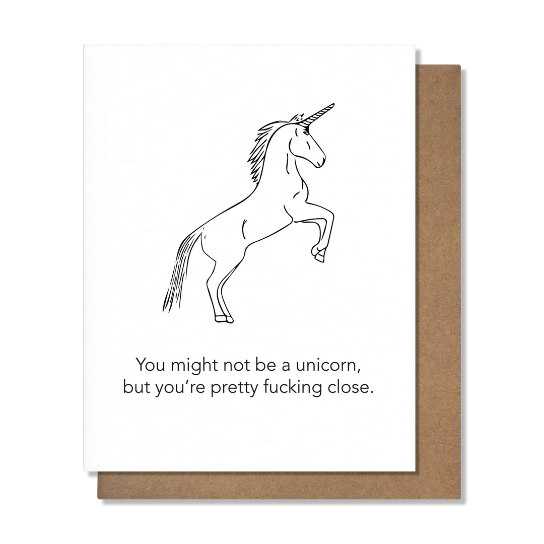 Perfect Unicorn Greeting Card