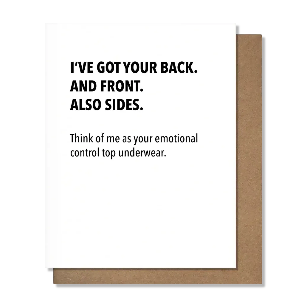 Emotional Support Undies Card