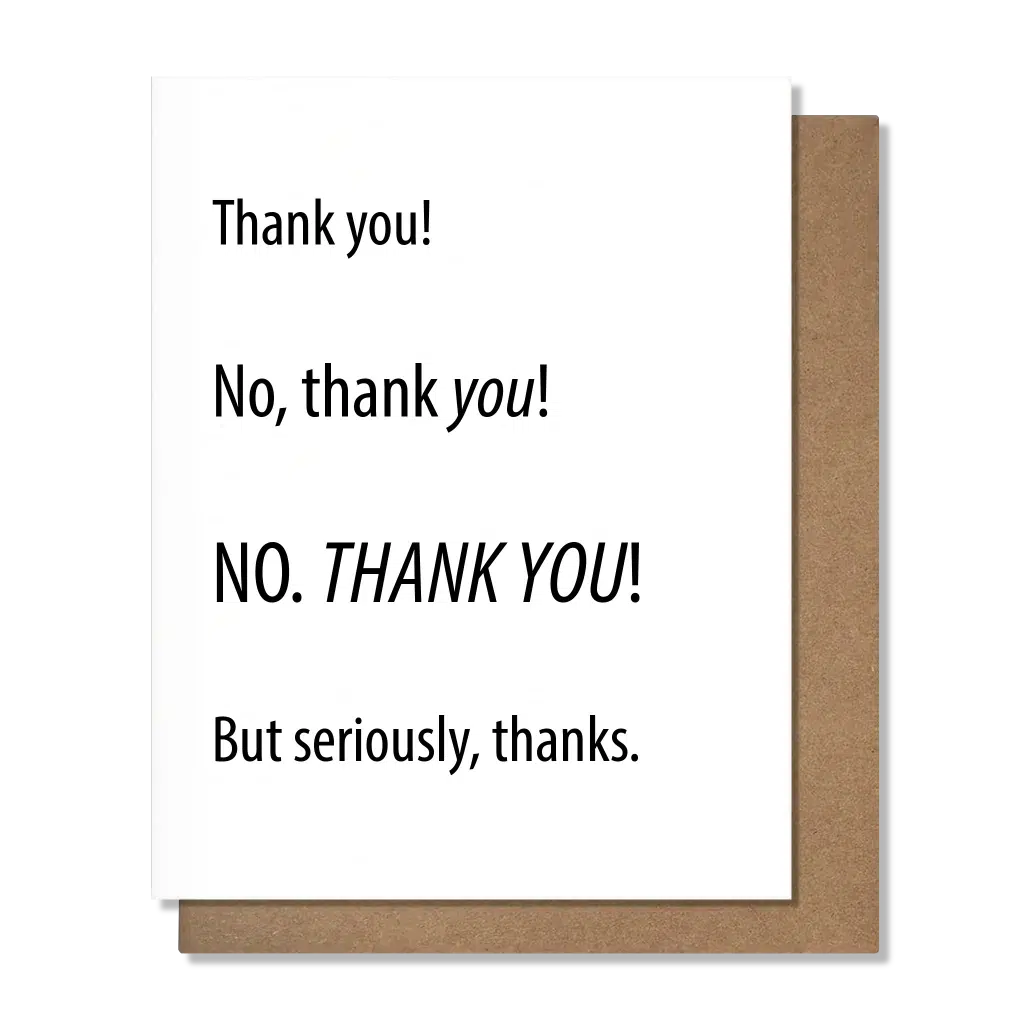 Thank You Card