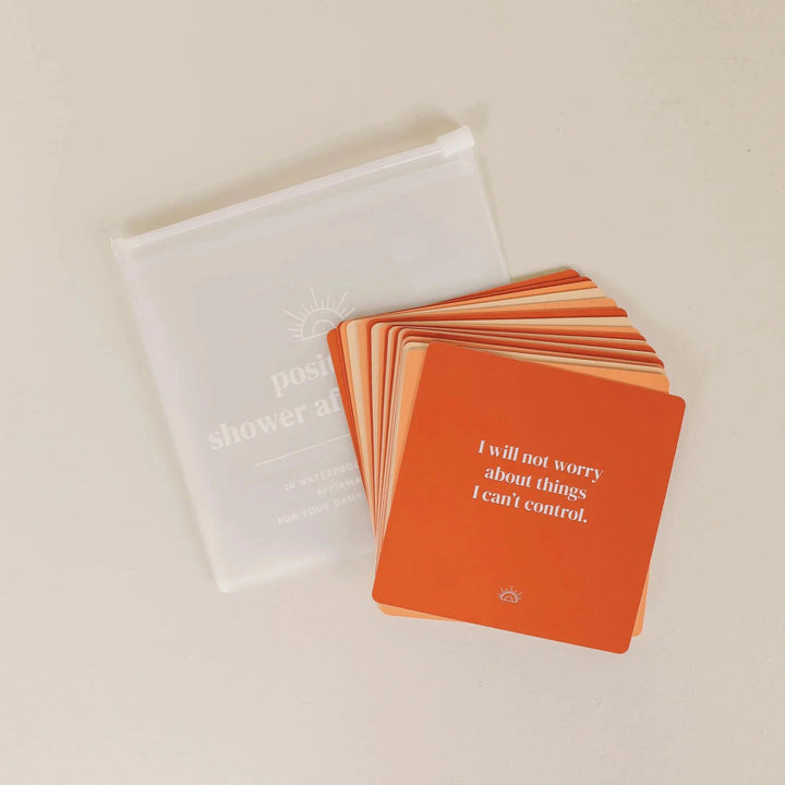 Shower Affirmation Cards