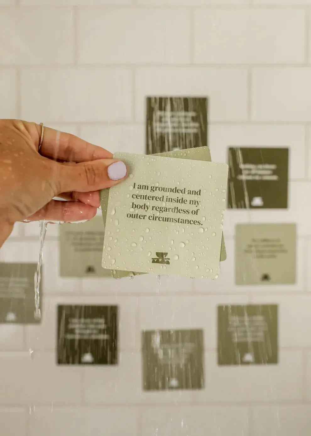 Shower Affirmation Cards