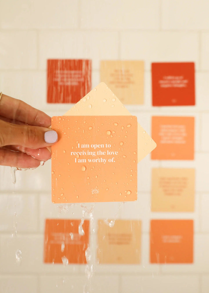 Shower Affirmation Cards