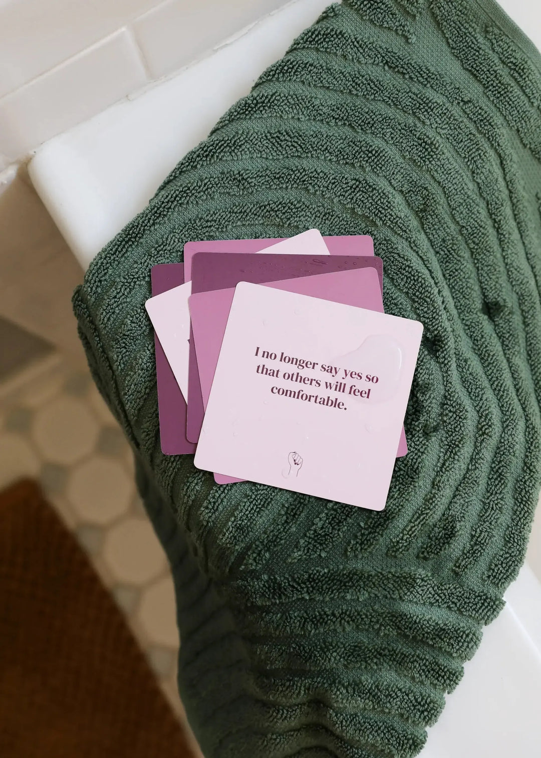 Shower Affirmation Cards For Adults