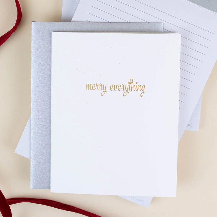 Merry Everything Letterpress Holiday Card