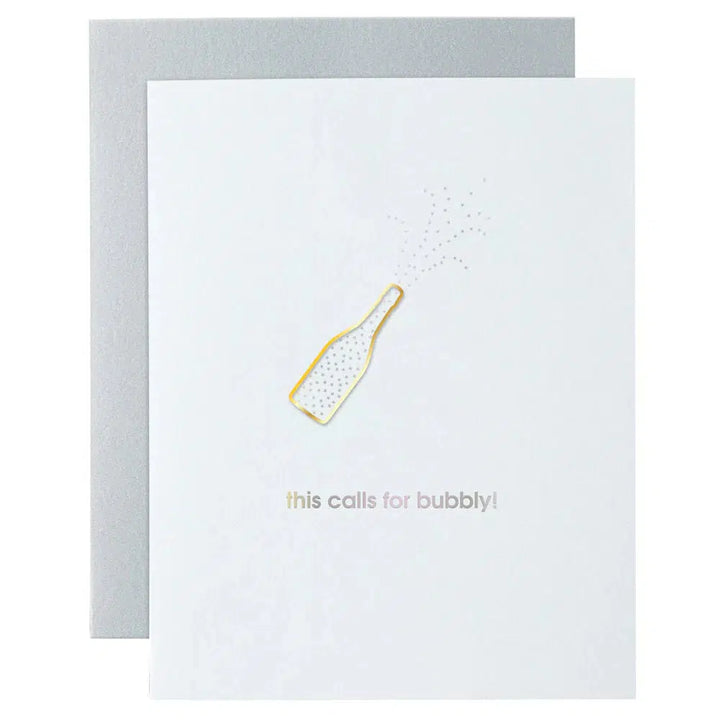 Paper Clip Letterpress Card