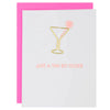 Just A "Tini" Bit Older - Paper Clip Letterpress Birthday Card