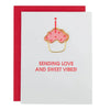 Sending Love and Sweet Vibes - Paperclip Letterpress Card