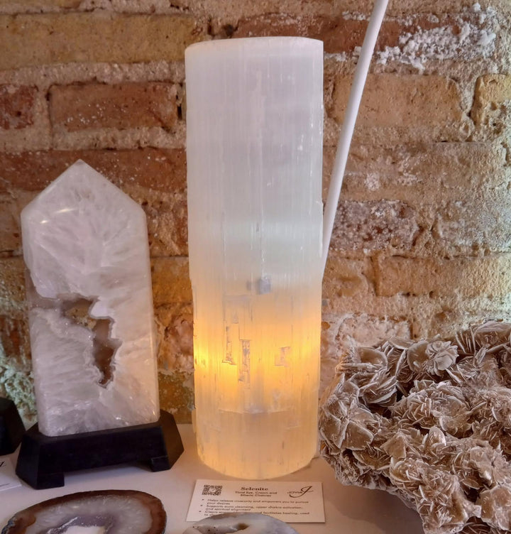 Selenite Crystal Lamps
