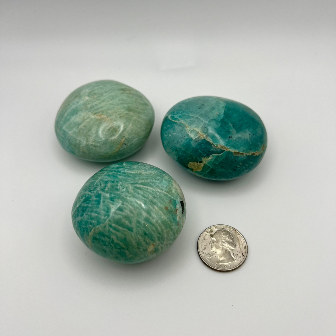 Amazonite Palm Stone