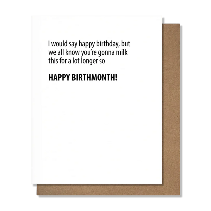 Funny Birthday Celebration Greeting Card