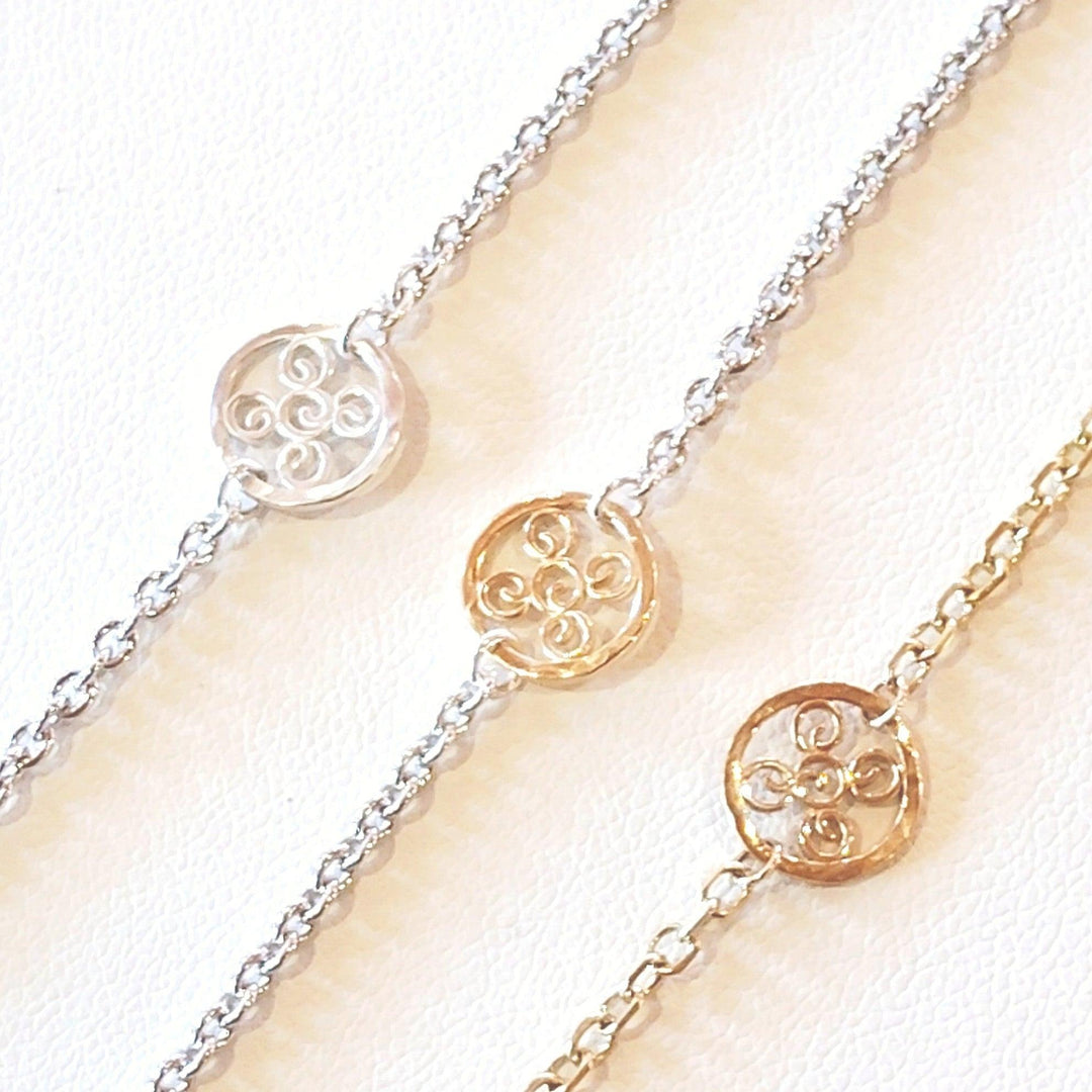 Seeds of Life Chain Anklet