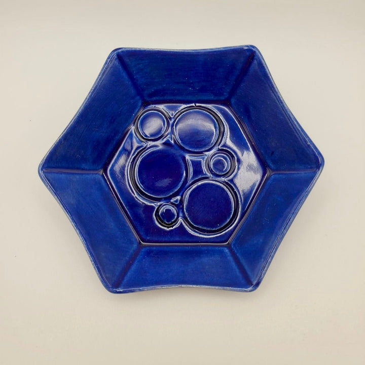 Cobalt Ceramic Jewelry Dishes