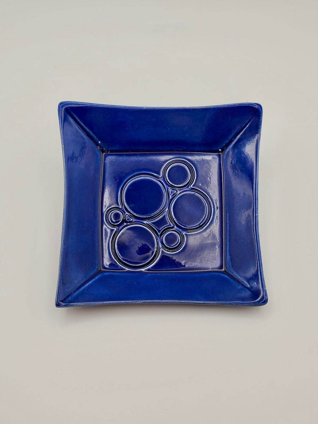 Cobalt Ceramic Jewelry Dishes