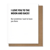 Moon and Back Card