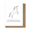 Perfect Unicorn Greeting Card