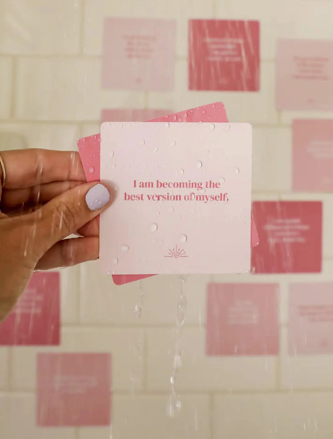 Shower Affirmation Cards