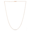 1.3mm Rose Gold Diamond Cut Extendable Chain - 18 inch