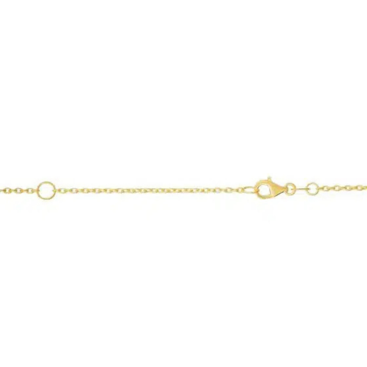 Gold 1.5mm Diamond Cut Extendable Chain