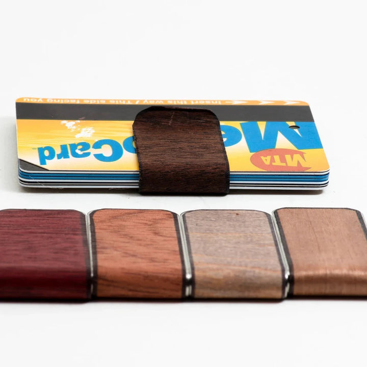 Mahogany Wood Money Clip