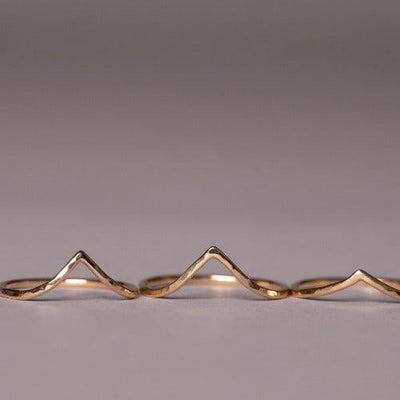 Mini Stackable Tiara Ring-Rings-Joyia Jewelry
