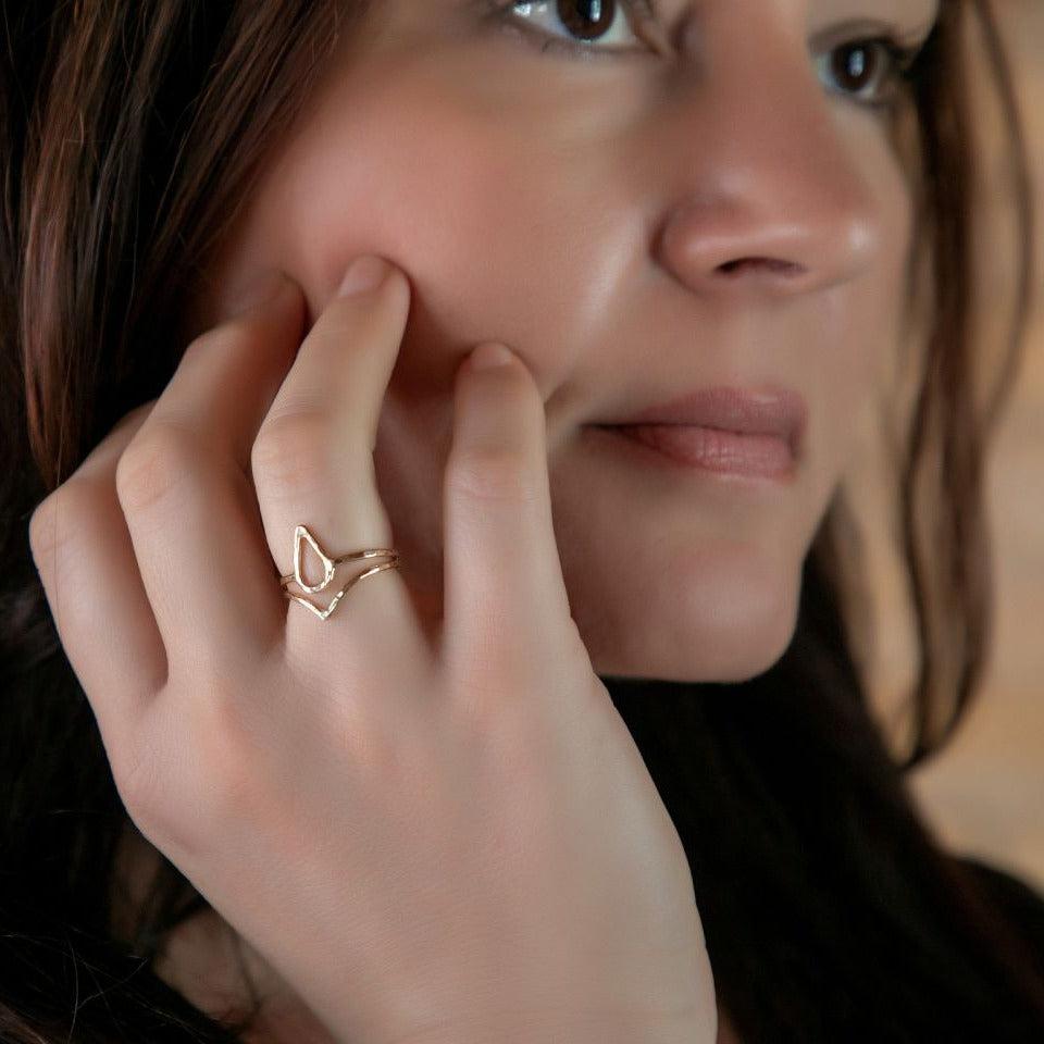 Teardrop Ring