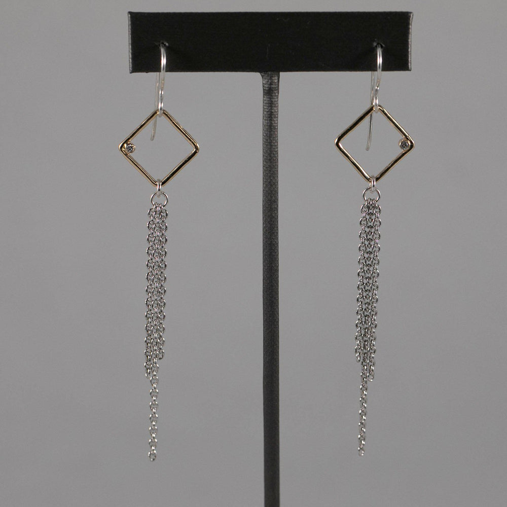 Diamante Dangle Earrings - Joyia Jewelry