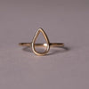 Mini Stackable Teardrop Ring-Rings-Joyia Jewelry